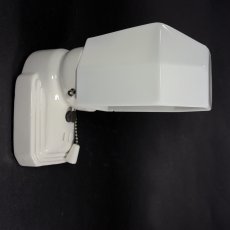 画像5: 1930's Art Deco Porcelain Bathroom Lamp (5)