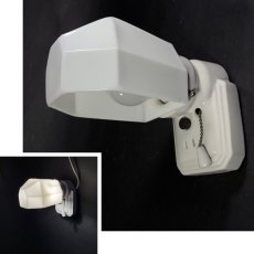 画像1: 1930's Art Deco Porcelain Bathroom Lamp (1)