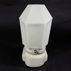 画像4: 1930's Art Deco Porcelain Bathroom Lamp (4)