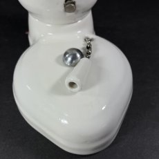画像8: 1920-30's Art Deco "Porcelain＆Milk Glass" Bathroom Lamp (8)