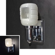 画像1: 1930-40's "Art Deco" 2-way Porcelain Candle Lamp (1)
