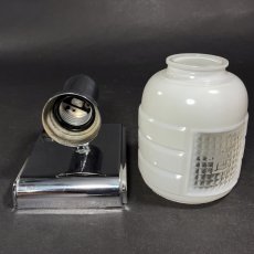 画像9: 1930-40's "Art Deco" 2-way Porcelain Candle Lamp (9)