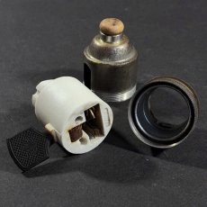 画像5: -＊B22 Lamp Socket （Nickel Plated）＊- 　 ニッケルメッキタイプ  （Gras等のフランス製ランプ用）  (5)
