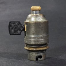 画像2: -＊B22 Lamp Socket （Nickel Plated）＊- 　 ニッケルメッキタイプ  （Gras等のフランス製ランプ用）  (2)