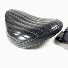 画像17: -＊Mint Condition＊-　 1960's ★Genuine Bates★  “Tuck Roll” Leather  Solo Seat & Pillion Pad (17)