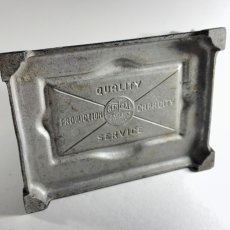 画像10: 1920-30's Art Deco ★SKYSCRAPER★  Cast Aluminum Ashtray (10)