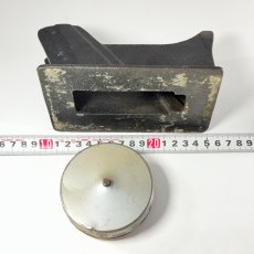 画像7: 1940-50's "STREAMLINE" Iron Tape Dispenser 【Black】 (7)