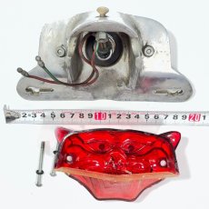画像9: 1960〜70's ★Cat Face★ Tail Light  w/  “Beck” Tail Light Base (9)
