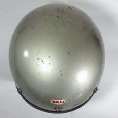 画像6: 1968 ★BELL 500-TX★ Motorcycle Helmet  7-3/8 【SILVER】 (6)