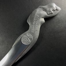 画像2: 1920-40's Art Deco ★Nude Lady★Aluminum Letter Opener (2)