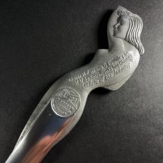 画像5: 1920-40's Art Deco ★Nude Lady★Aluminum Letter Opener (5)