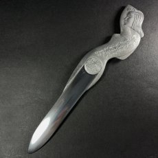 画像4: 1920-40's Art Deco ★Nude Lady★Aluminum Letter Opener (4)