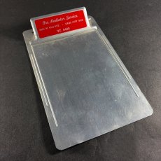 画像2: 1940-50's Aluminum Advertising Clip Board (2)