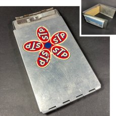 画像1: 1950-60's   ★ “STP” Sticker ★   Portable Aluminum Organizer (1)