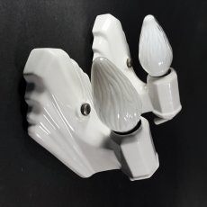 画像6: 1930-40's ★PAIR★ Art Deco Porcelain Candle Lamp (6)