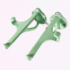 画像4: 1910-20's "Cast-Iron" Bathroom Shelf Brackets (4)