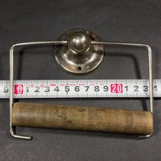画像5: 1910-20's "Nickle Plated Brass"  Toilet Paper Holder (5)