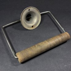 画像4: 1910-20's "Nickle Plated Brass"  Toilet Paper Holder (4)
