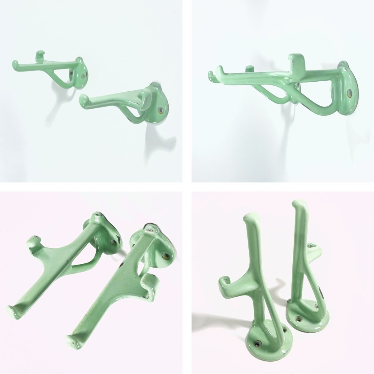 画像9: 1910-20's Bathroom Glass Shelf (9)