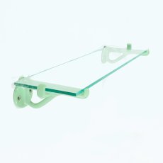 画像2: 1910-20's Bathroom Glass Shelf (2)