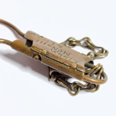 画像5: 1910-20's ★SOLID BRASS★ Advertising Key Ring (5)