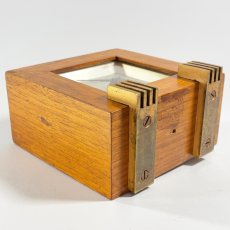 画像7: 1930's ★Art-Deco★ Wood Desk Clock (7)