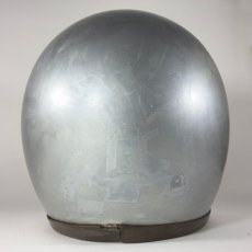 画像7: 1962 ★BELL 500-TX★ Motorcycle Helmet  7-1/4 【Repainted SILVER】 (7)