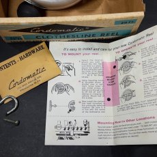 画像5: 1950-early 60's Aluminum Clothes-Line Reel 【Dead Stock】 (5)