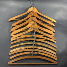 画像1: 12-sets ★Advertising★ Wood Hangers (1)