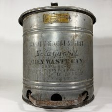 画像4: 1930's ★SAFE GUARD★ Stenciled Oily Waste Can (4)