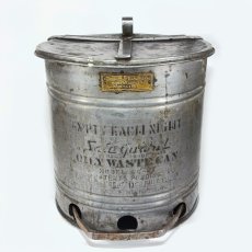 画像1: 1930's ★SAFE GUARD★ Stenciled Oily Waste Can (1)