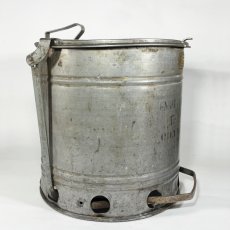 画像6: 1930's ★SAFE GUARD★ Stenciled Oily Waste Can (6)