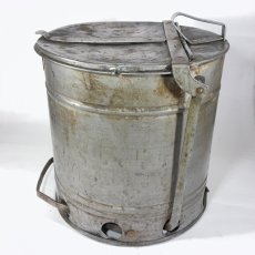 画像8: 1930's ★SAFE GUARD★ Stenciled Oily Waste Can (8)
