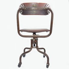 画像8: Early-1930's   ★Sturgis Posture Chair Co.★    “Machine age” Swivel Desk Chair (8)