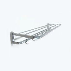 画像2: 1930-40's German “Art Deco” Aluminum Hanger Rack (2)