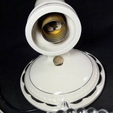 画像8: ★PAIR★  1930-40's "2-way" Porcelain Bathroom Lamp (8)