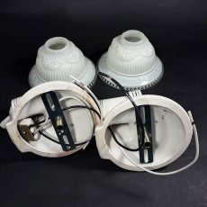 画像10: ★PAIR★  1930-40's "2-way" Porcelain Bathroom Lamp (10)