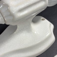 画像5: ★PAIR★   1920's Art Deco Porcelain Candle Lamp (5)