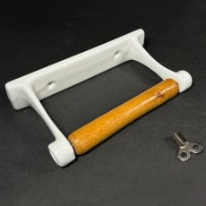 画像1: ★Dead-Stock★　 1930-40's "German-Deco" Toilet Paper Holder (1)