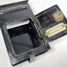 画像9: ★CORBIN LOCK CO.★  最古モデル！！ 1900-10's Wall Mount Mail Box with Newspaper Holder (9)