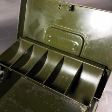 画像7: 1930-40's ★ASCO NEW YORK★Steel Cash Box with Key (7)