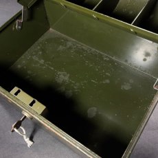 画像8: 1930-40's ★ASCO NEW YORK★Steel Cash Box with Key (8)