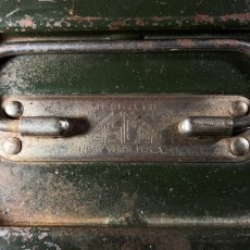 画像4: 1930-40's ★ASCO NEW YORK★Steel Cash Box with Key (4)