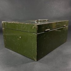 画像9: 1930-40's ★ASCO NEW YORK★Steel Cash Box with Key (9)