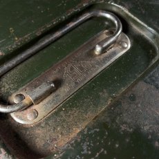 画像3: 1930-40's ★ASCO NEW YORK★Steel Cash Box with Key (3)