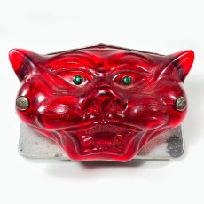 画像2: 1960-70's ⚡️Cat Face⚡️ Tail Light  w/  “Beck” Tail Light Base (2)