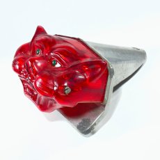 画像1: 1960-70's ⚡️Cat Face⚡️ Tail Light  w/  “Beck” Tail Light Base (1)