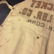 画像10: ★Shetucket Coal & Lumber Co★  1920-30's Advertising Cotton Nail Apron (10)