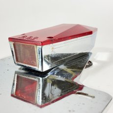 画像5: ⚡️D.S.C.⚡️  1970's “Coffin” Tail Light  w/ Original Backing Plate (5)
