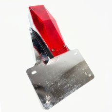 画像1: ⚡️D.S.C.⚡️  1970's “Coffin” Tail Light  w/ Original Backing Plate (1)